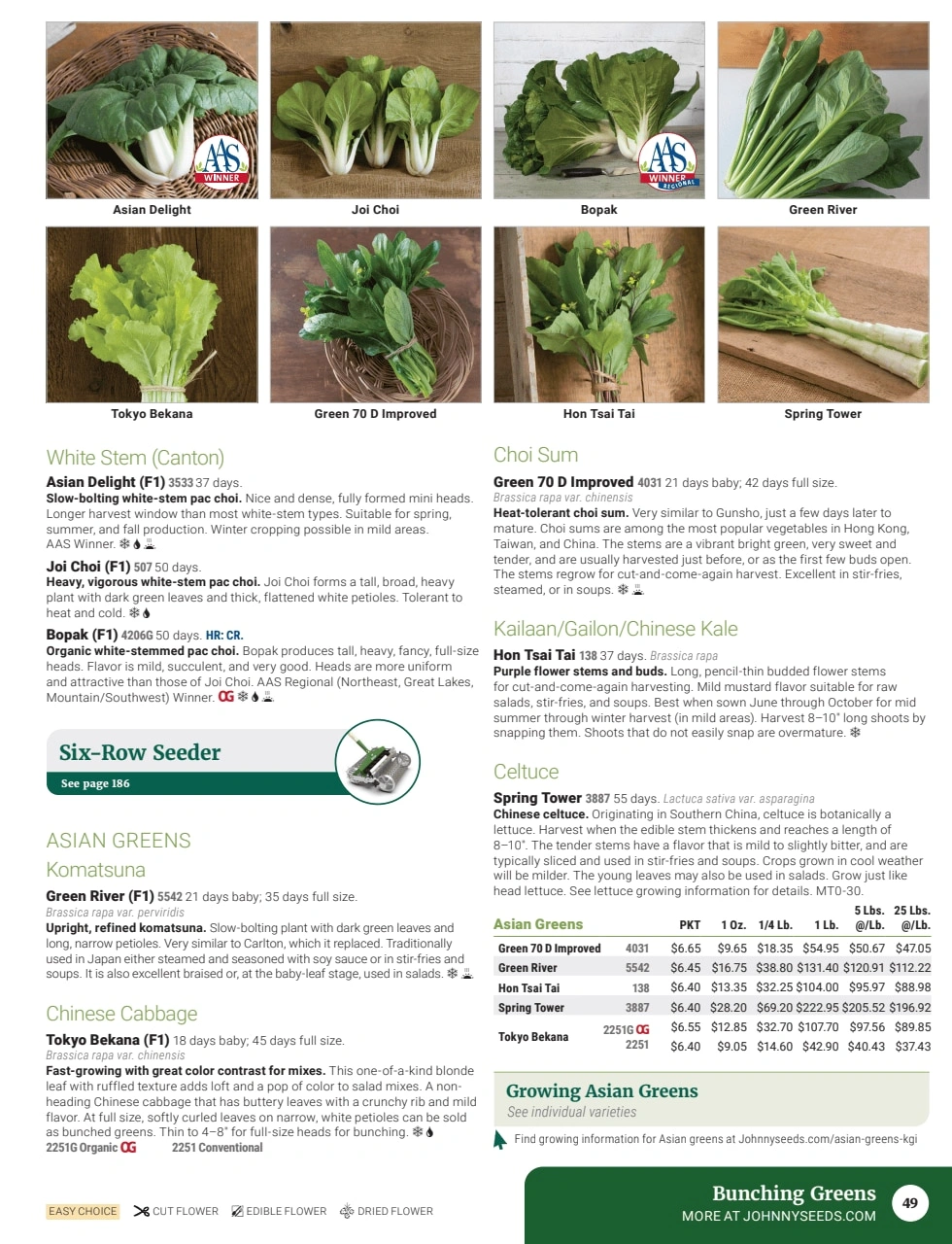 Johnny's Selected Seeds flyer page 51