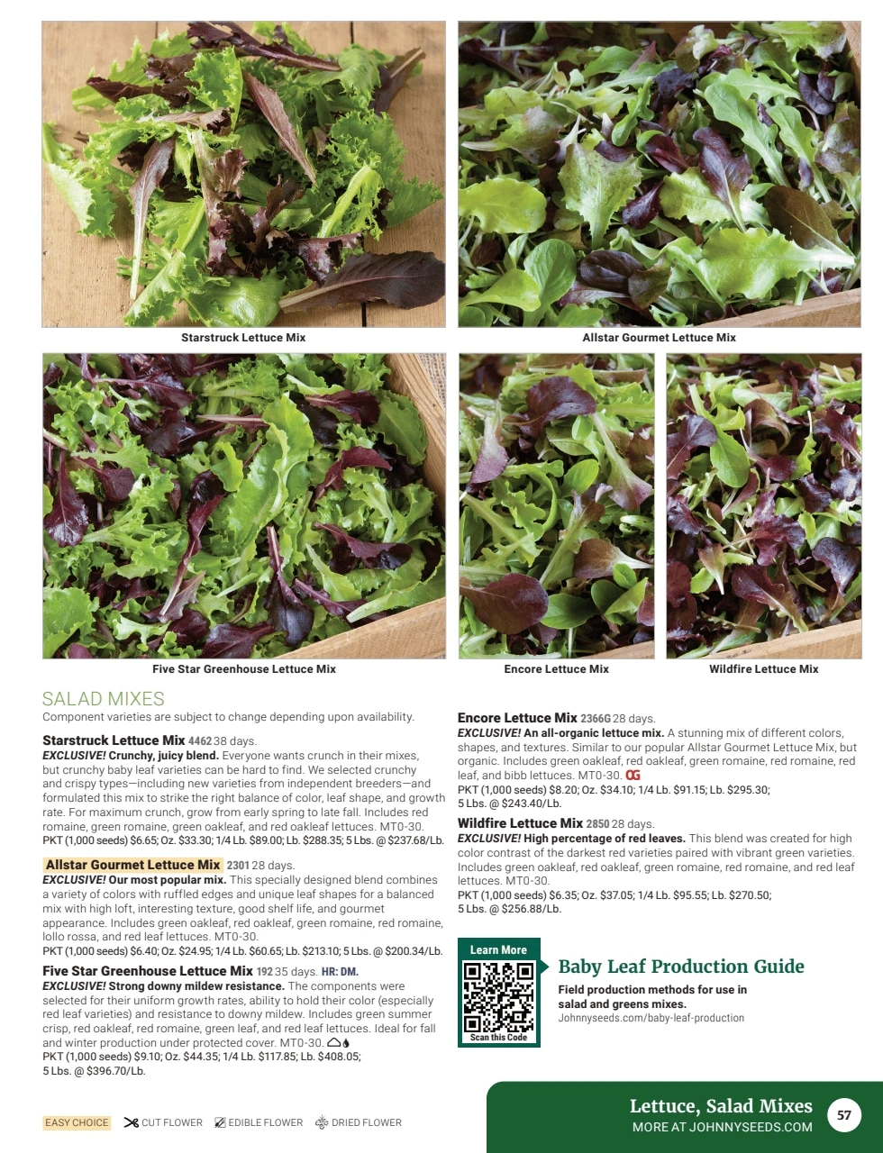 Johnny's Selected Seeds flyer page 59