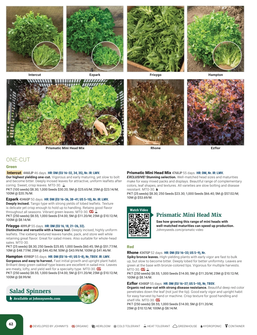 Johnny's Selected Seeds flyer page 64