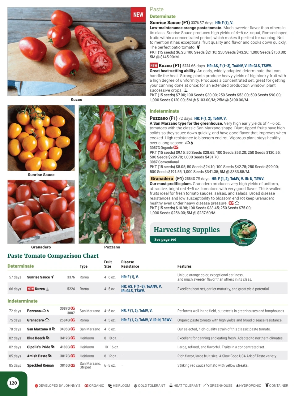 Johnny's Selected Seeds flyer page 122