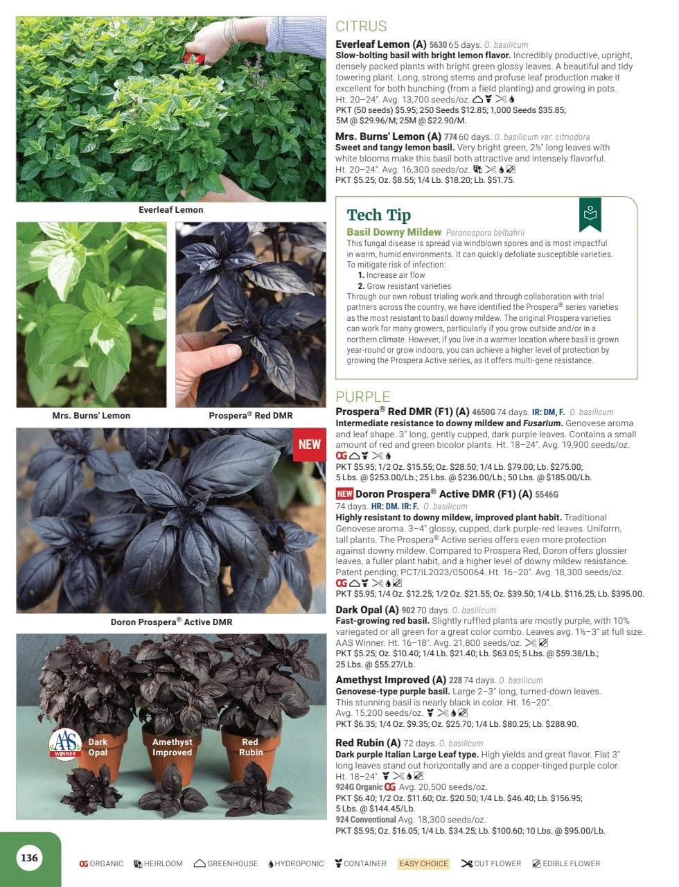 Johnny's Selected Seeds flyer page 138