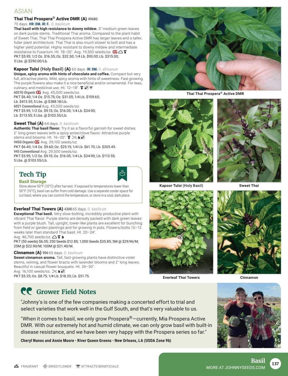Johnny's Selected Seeds flyer page 139