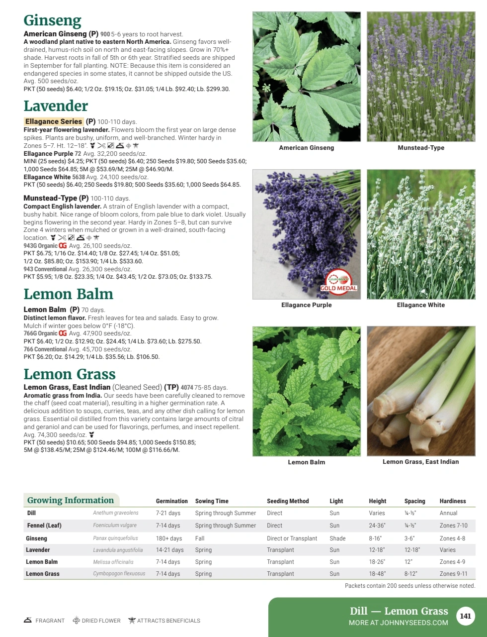 Johnny's Selected Seeds flyer page 143