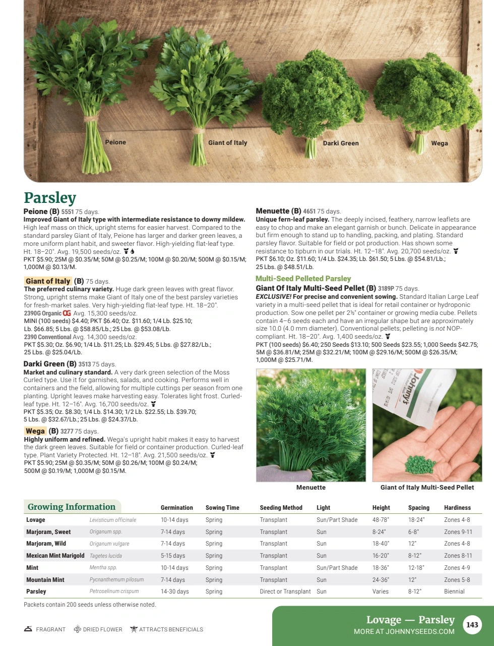 Johnny's Selected Seeds flyer page 145