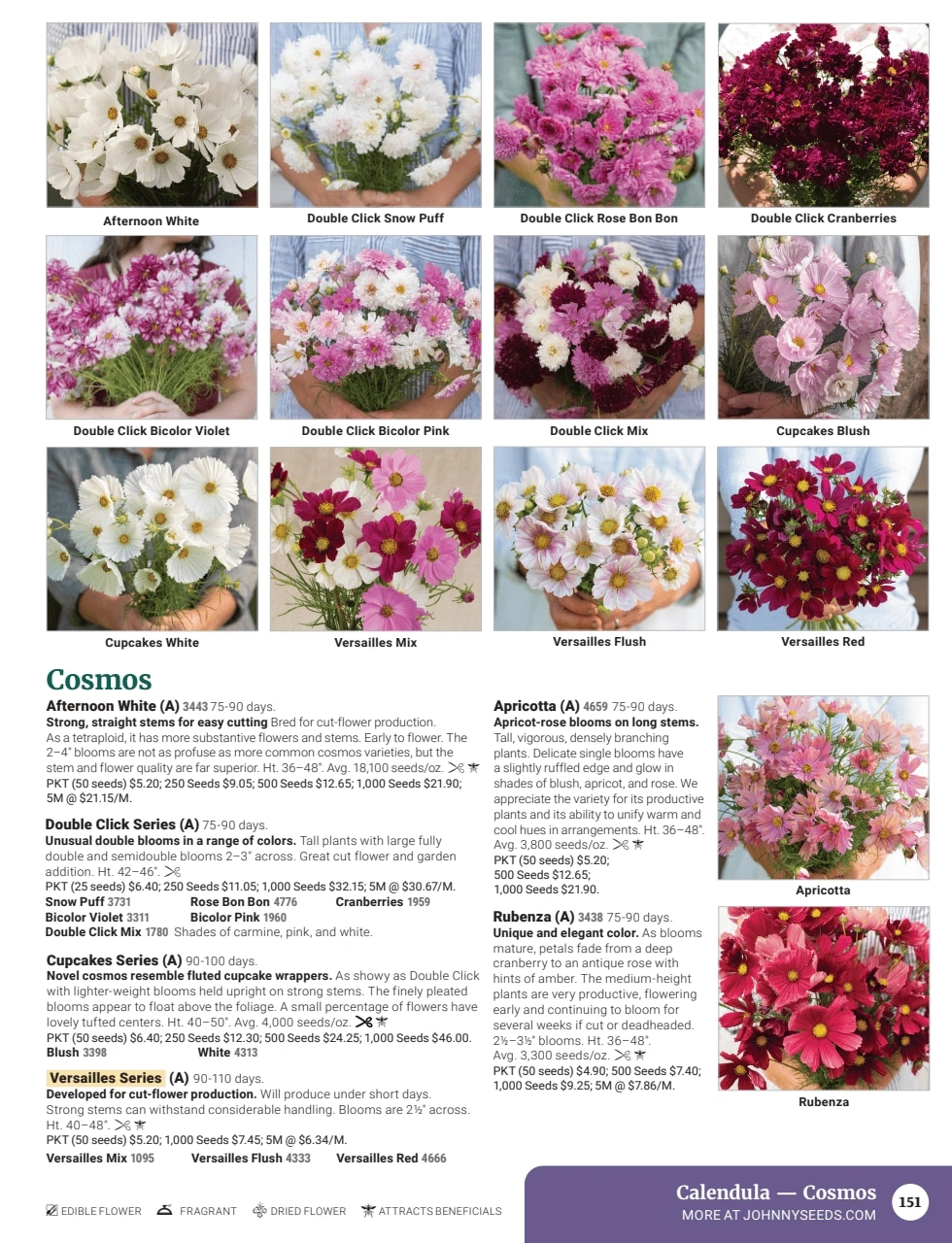 Johnny's Selected Seeds flyer page 153