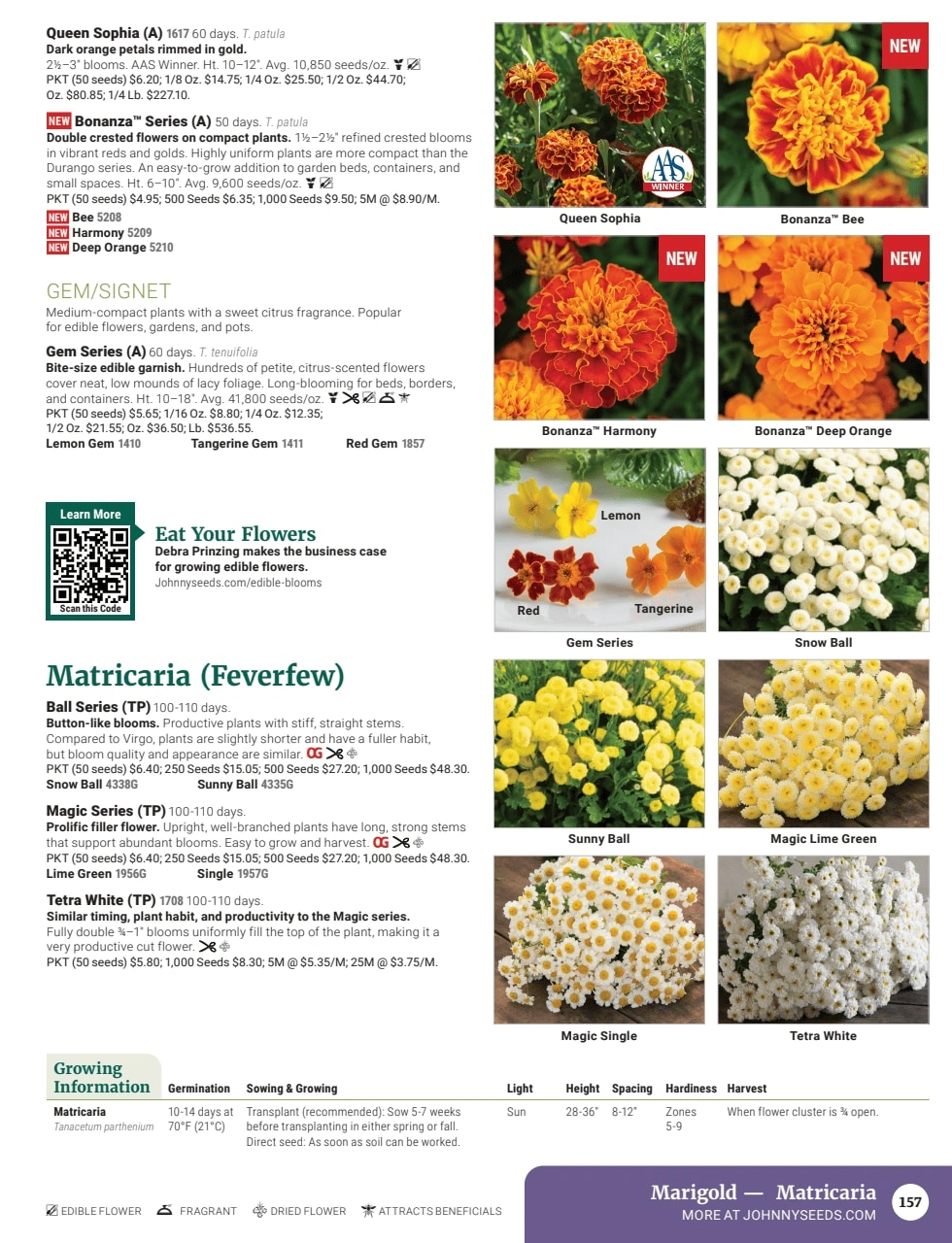 Johnny's Selected Seeds flyer page 159