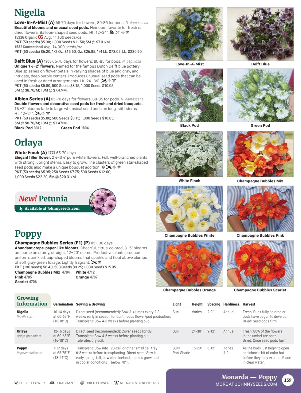 Johnny's Selected Seeds flyer page 161