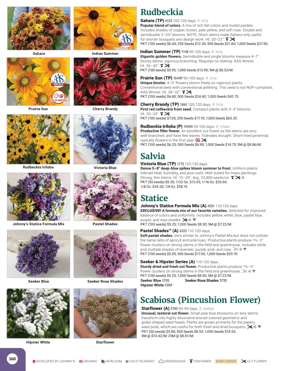 Johnny's Selected Seeds flyer page 162
