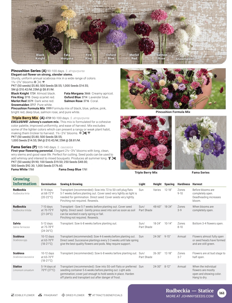 Johnny's Selected Seeds flyer page 163