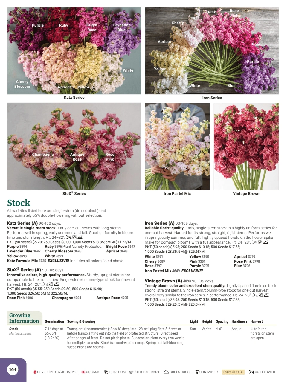 Johnny's Selected Seeds flyer page 166