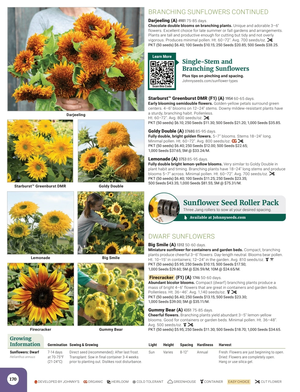 Johnny's Selected Seeds flyer page 172
