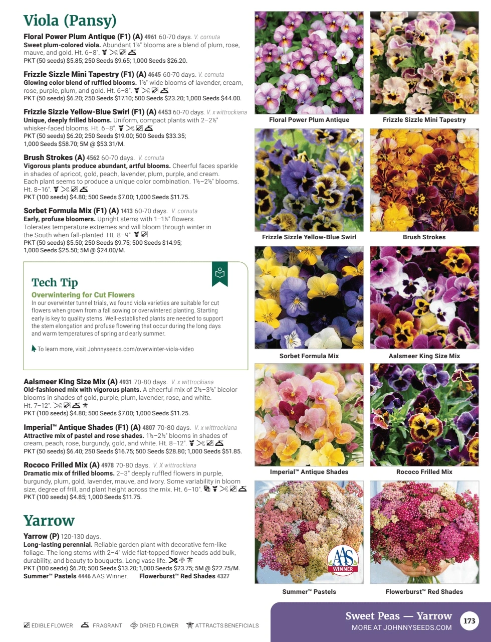 Johnny's Selected Seeds flyer page 175