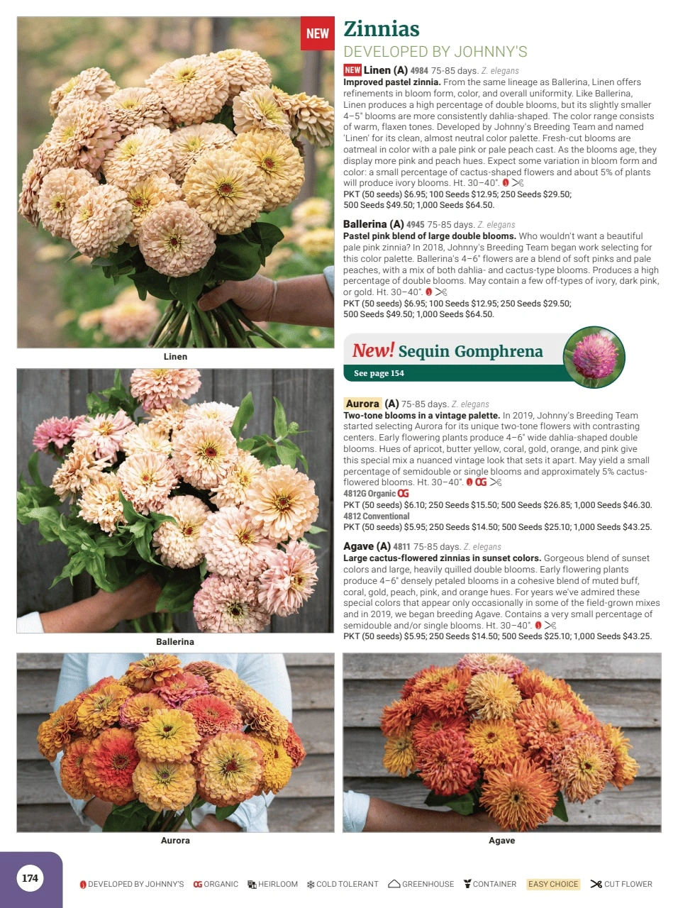 Johnny's Selected Seeds flyer page 176