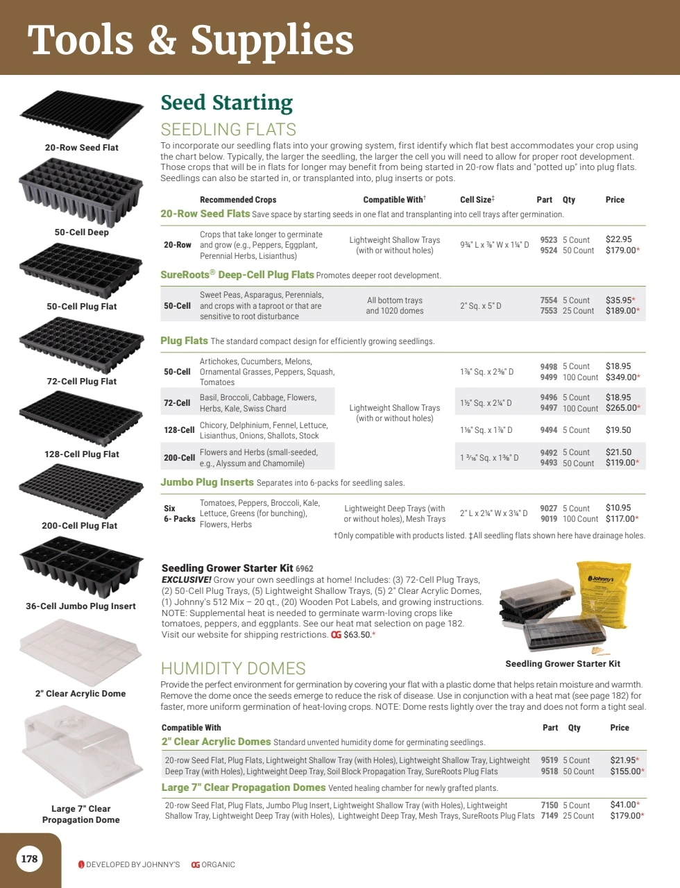 Johnny's Selected Seeds flyer page 180