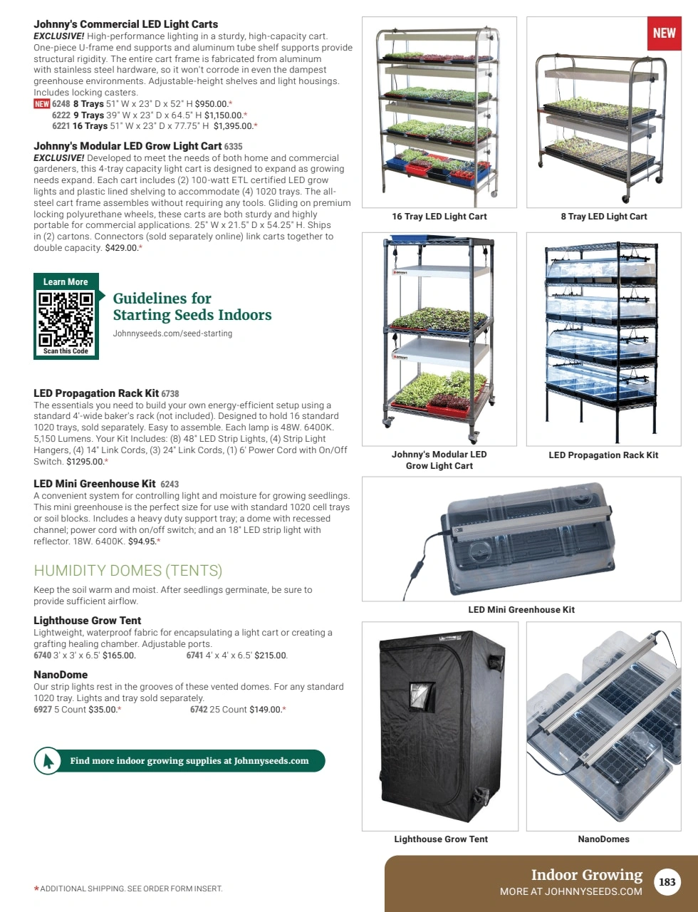 Johnny's Selected Seeds flyer page 185