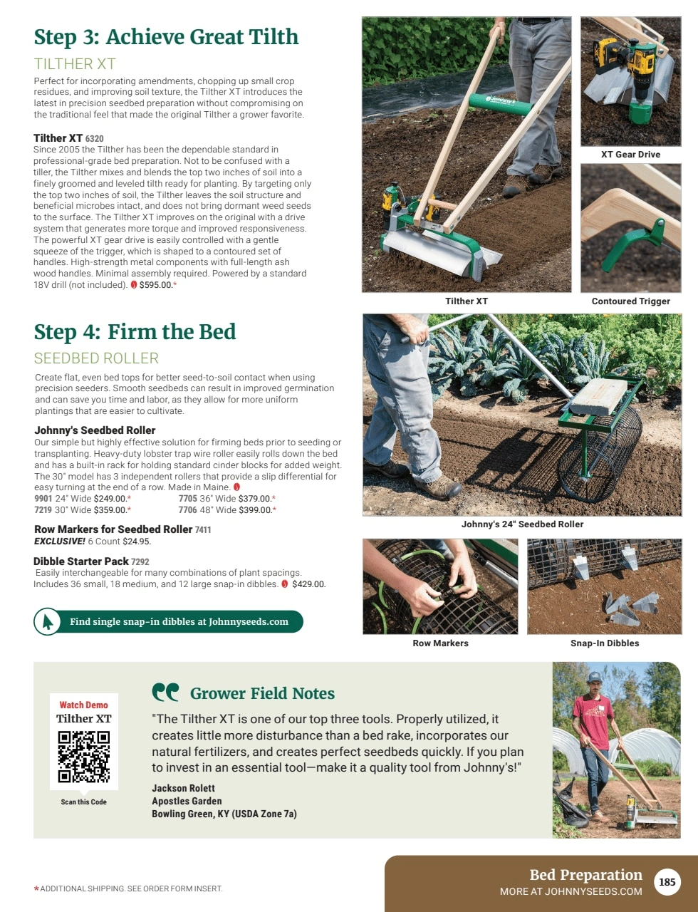 Johnny's Selected Seeds flyer page 187