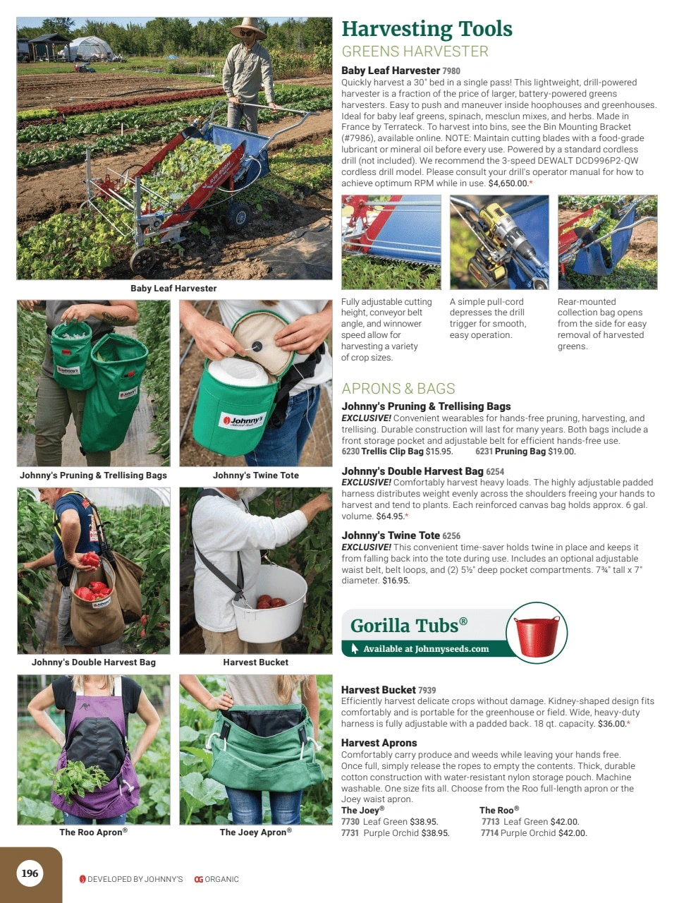 Johnny's Selected Seeds flyer page 198