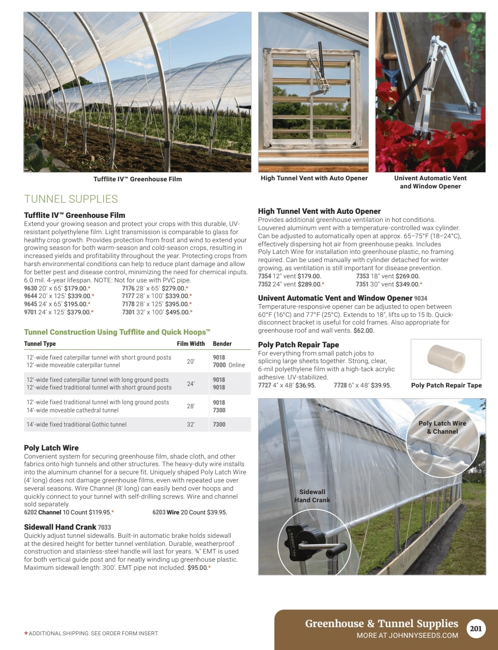 Johnny's Selected Seeds flyer page 203