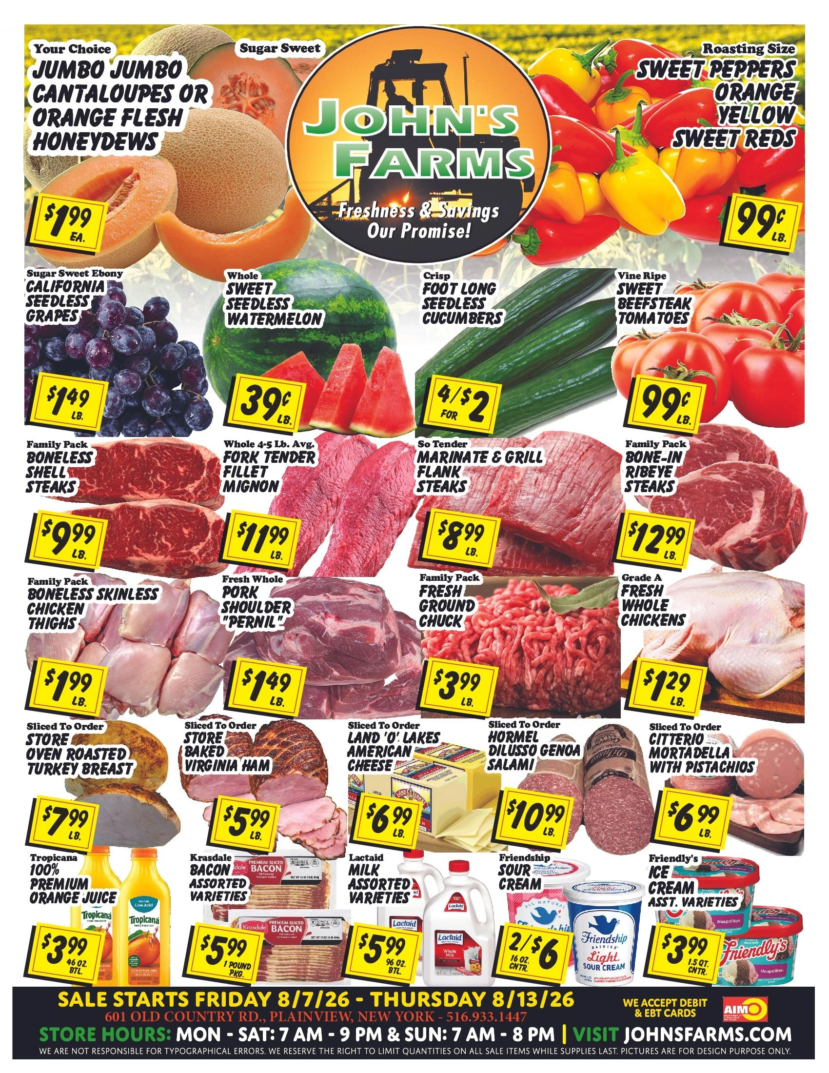 John's Farms flyer page 1