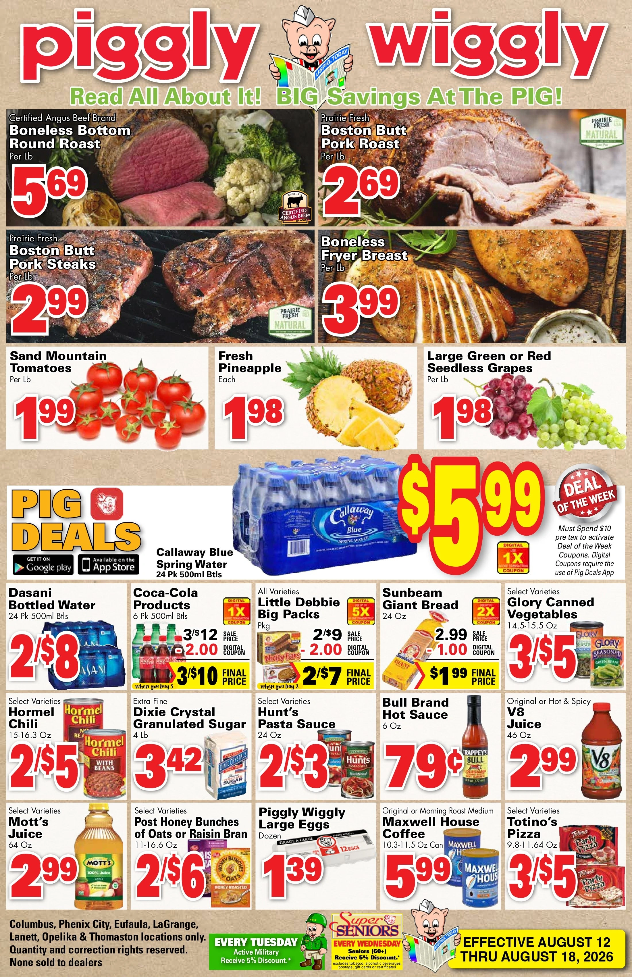 JTM Piggly Wiggly flyer page 1