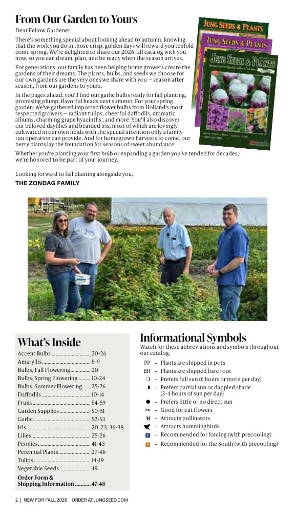 J.W. Jung Seed Company flyer page 2