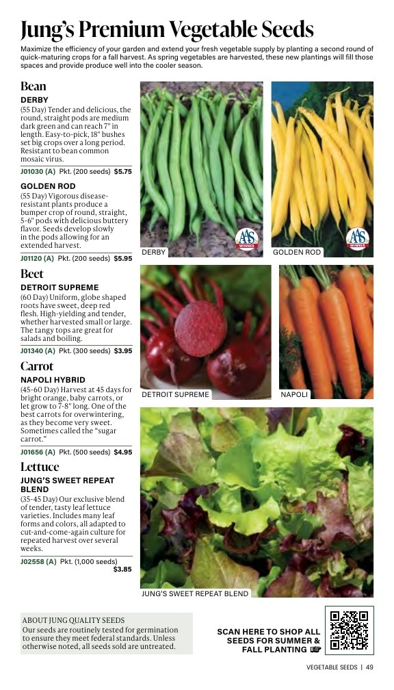 J.W. Jung Seed Company flyer page 49