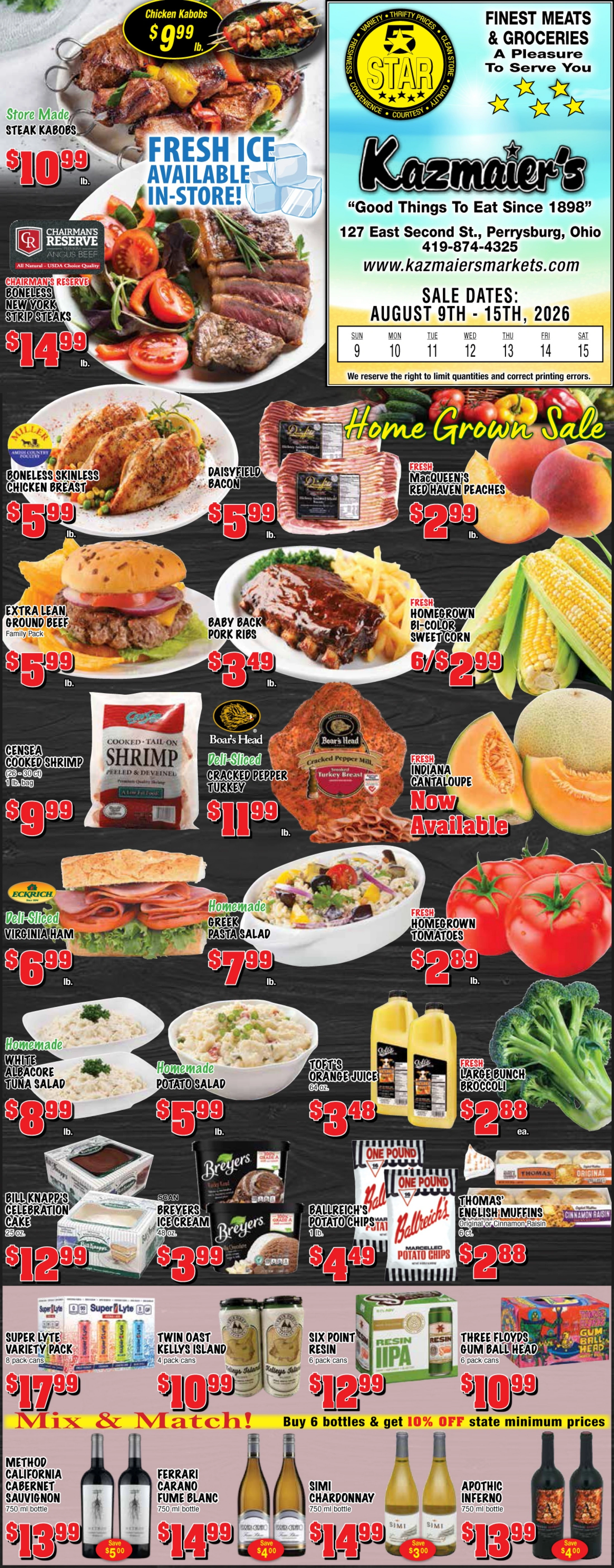 Kazmaier Markets flyer page 1