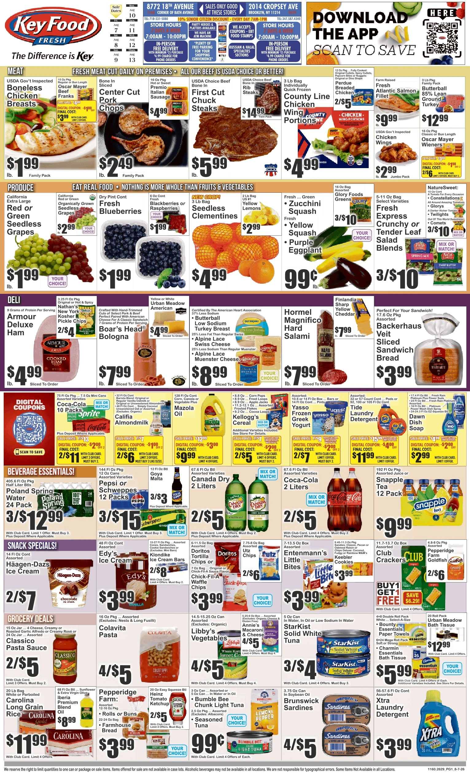 Key Food flyer page 1
