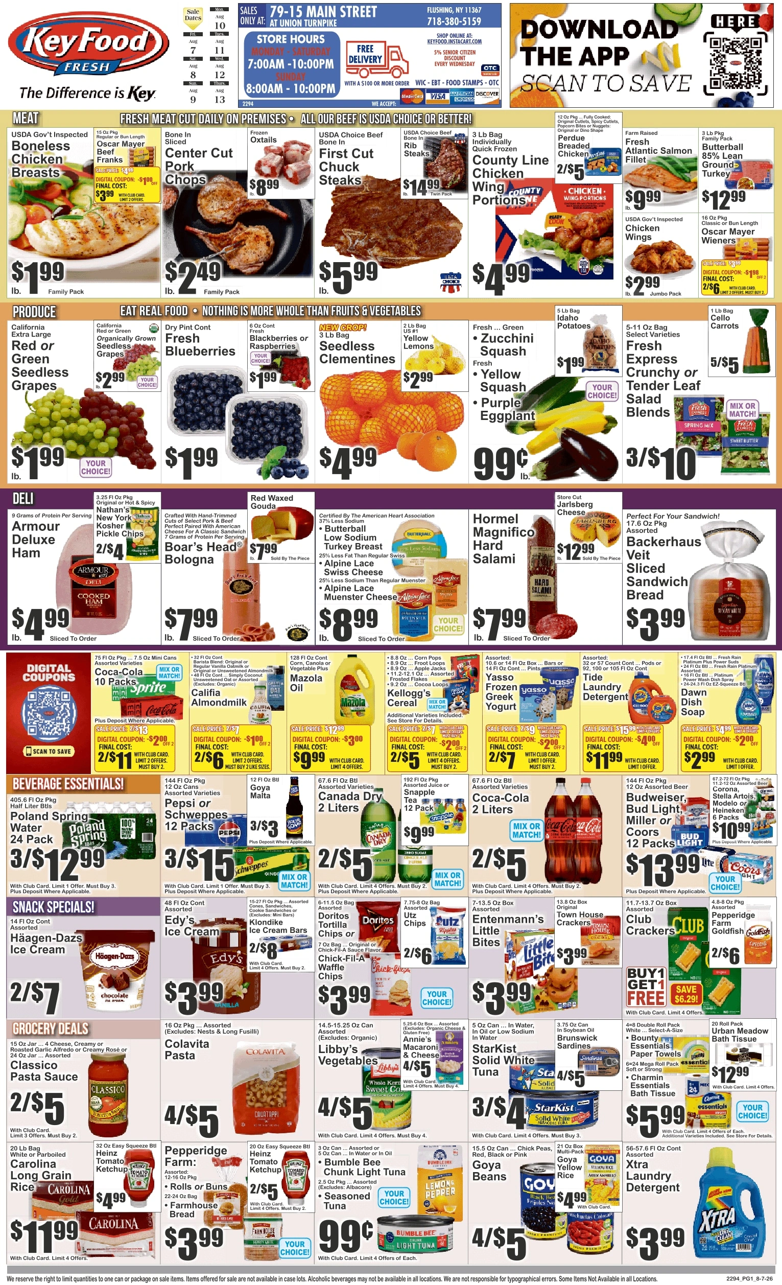 Key Food flyer page 1