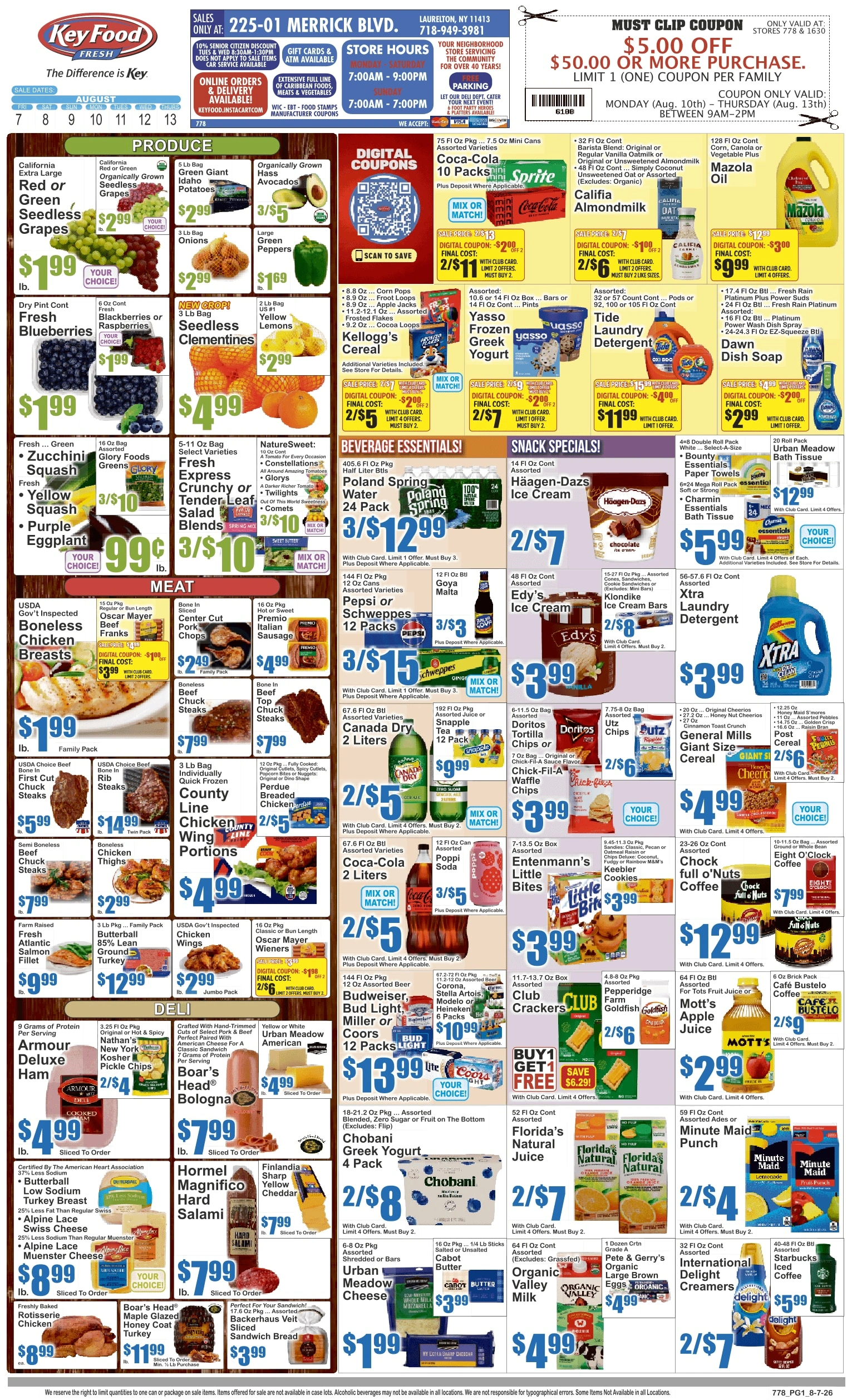 Key Food flyer page 1