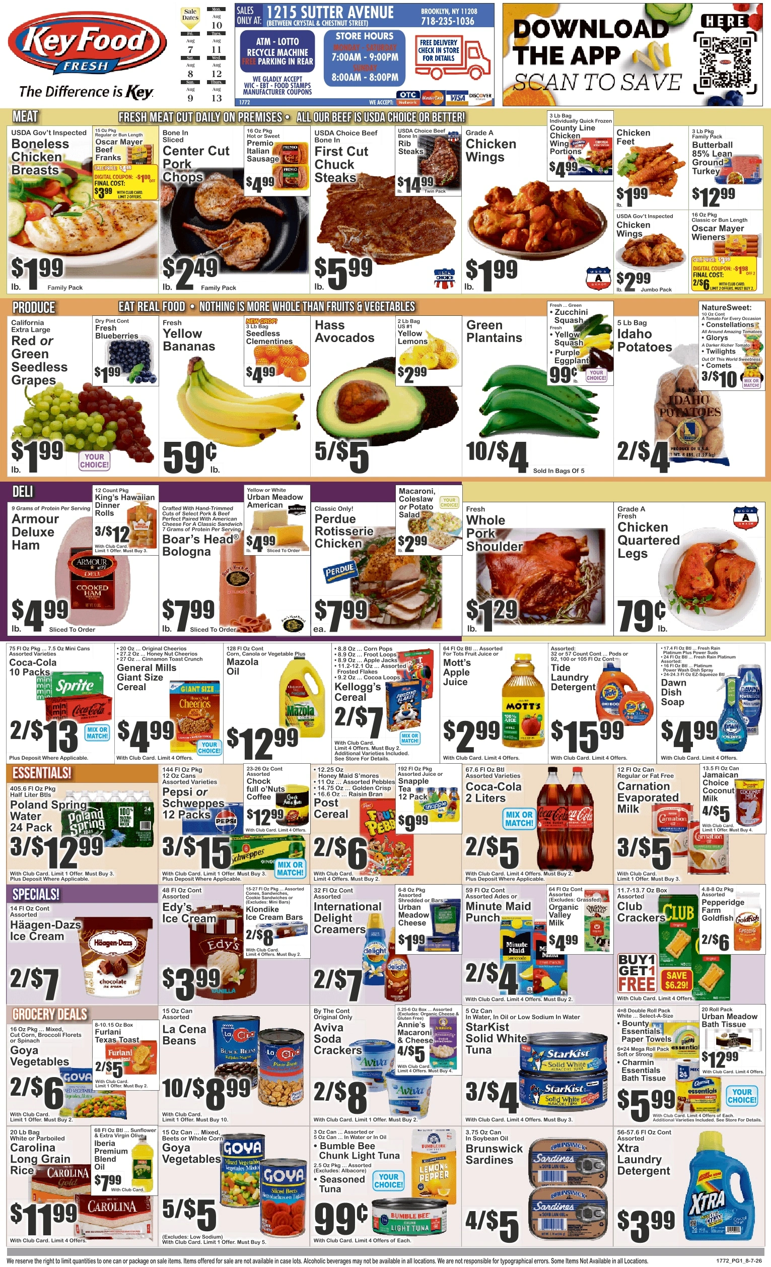 Key Food flyer page 1
