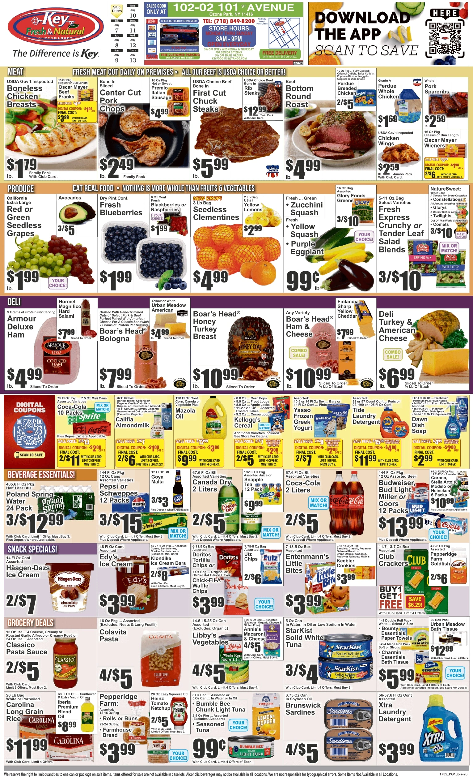 Key Fresh & Natural flyer page 1