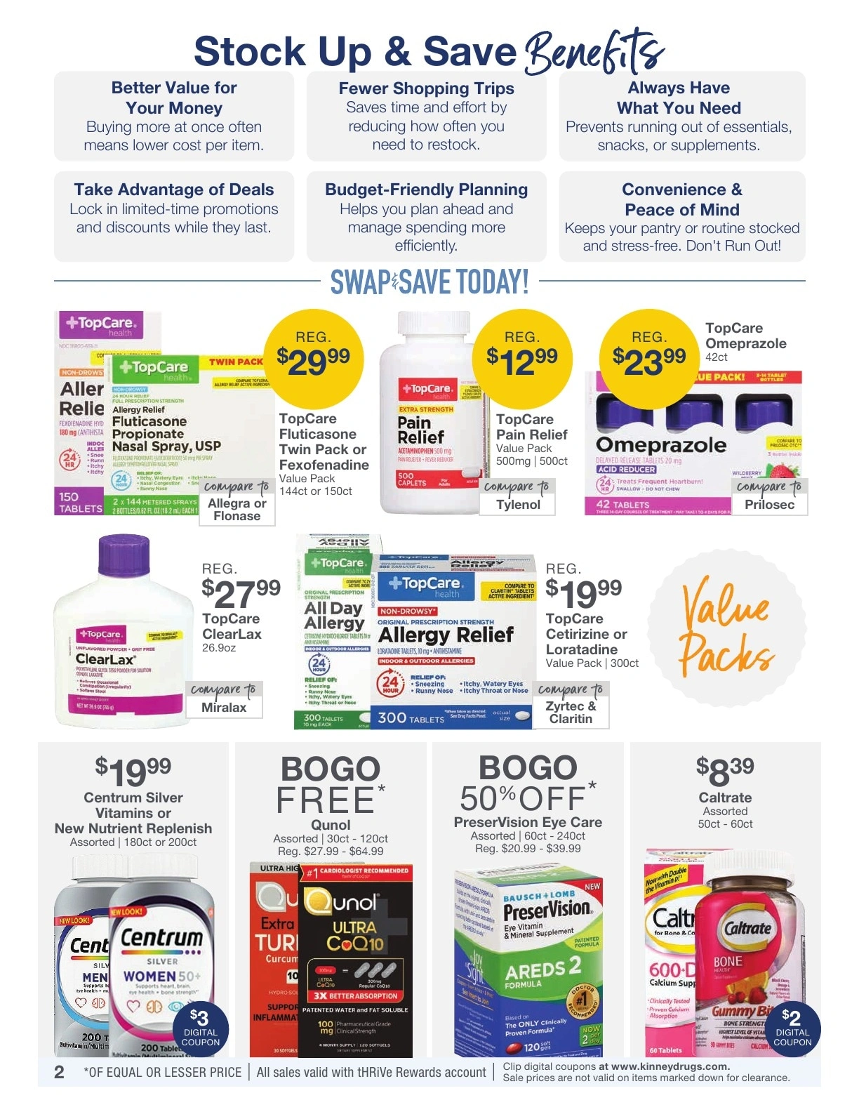 Kinney Drugs flyer page 2