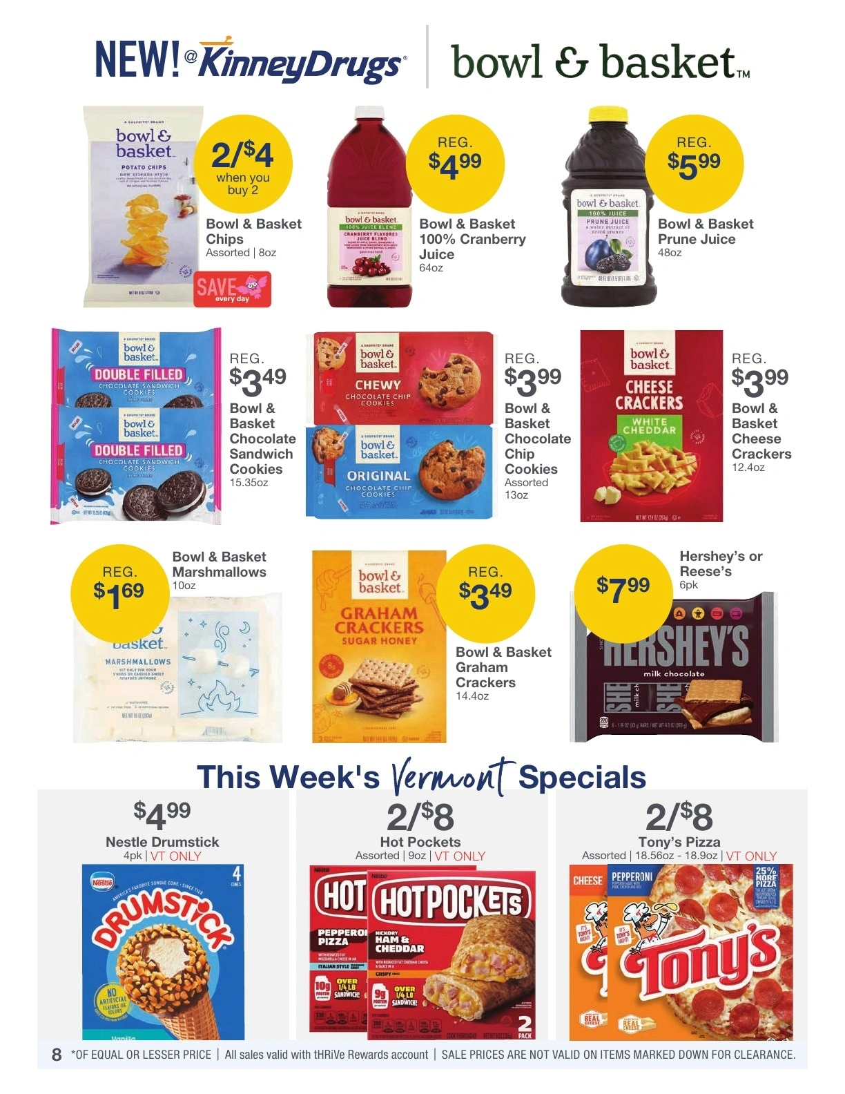 Kinney Drugs flyer page 8