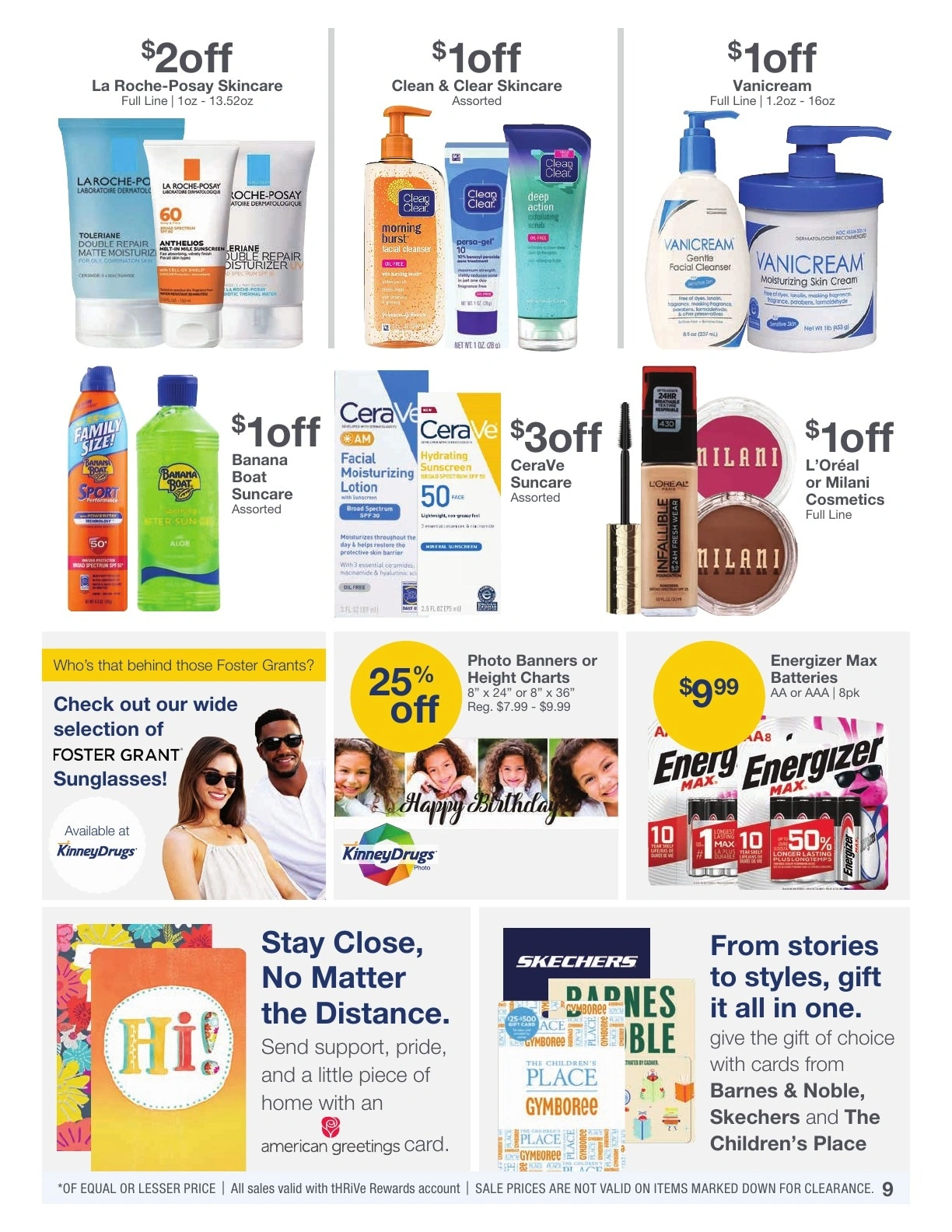 Kinney Drugs flyer page 9