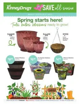 Kinney Drugs Spring Flyer