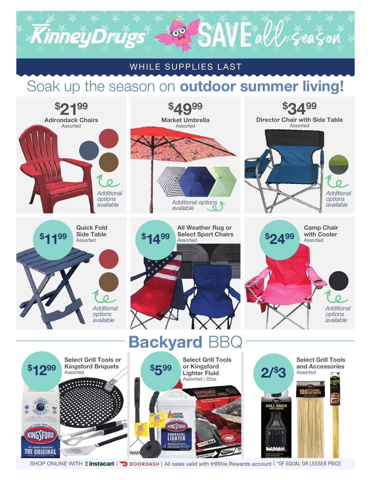 Kinney Drugs flyer page 1