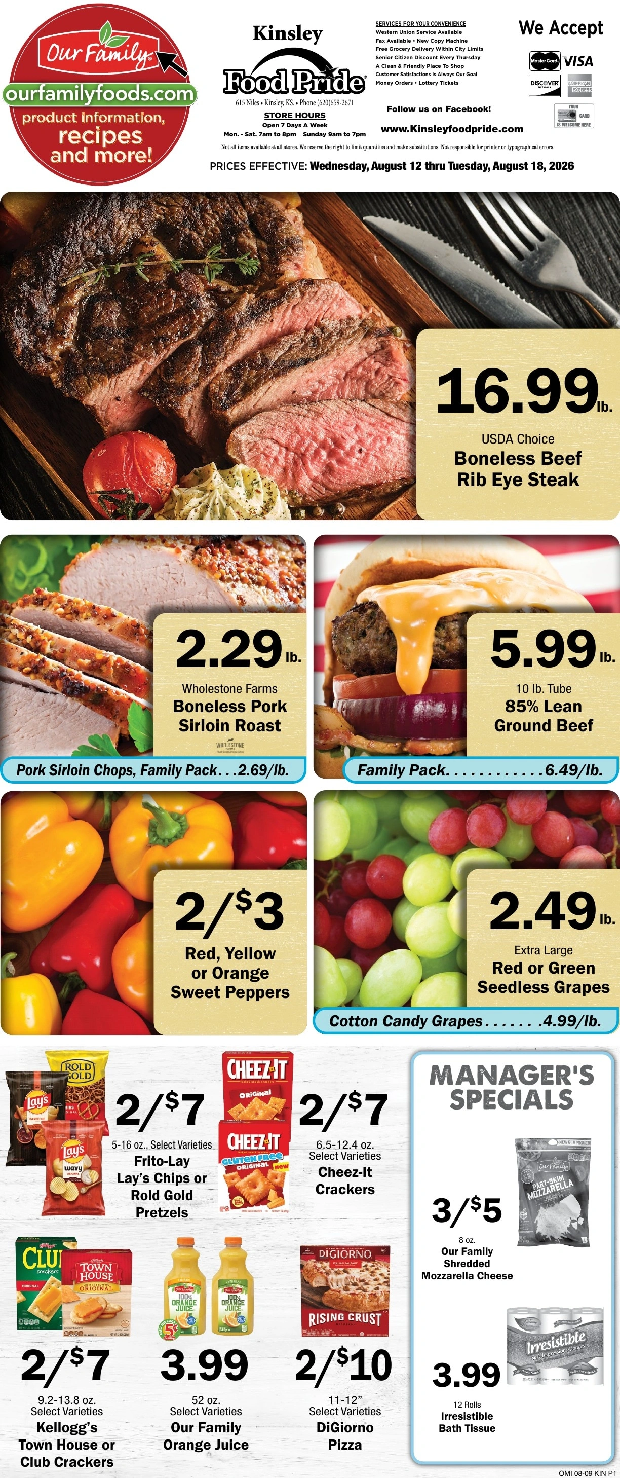 Kinsley Food Pride flyer page 1