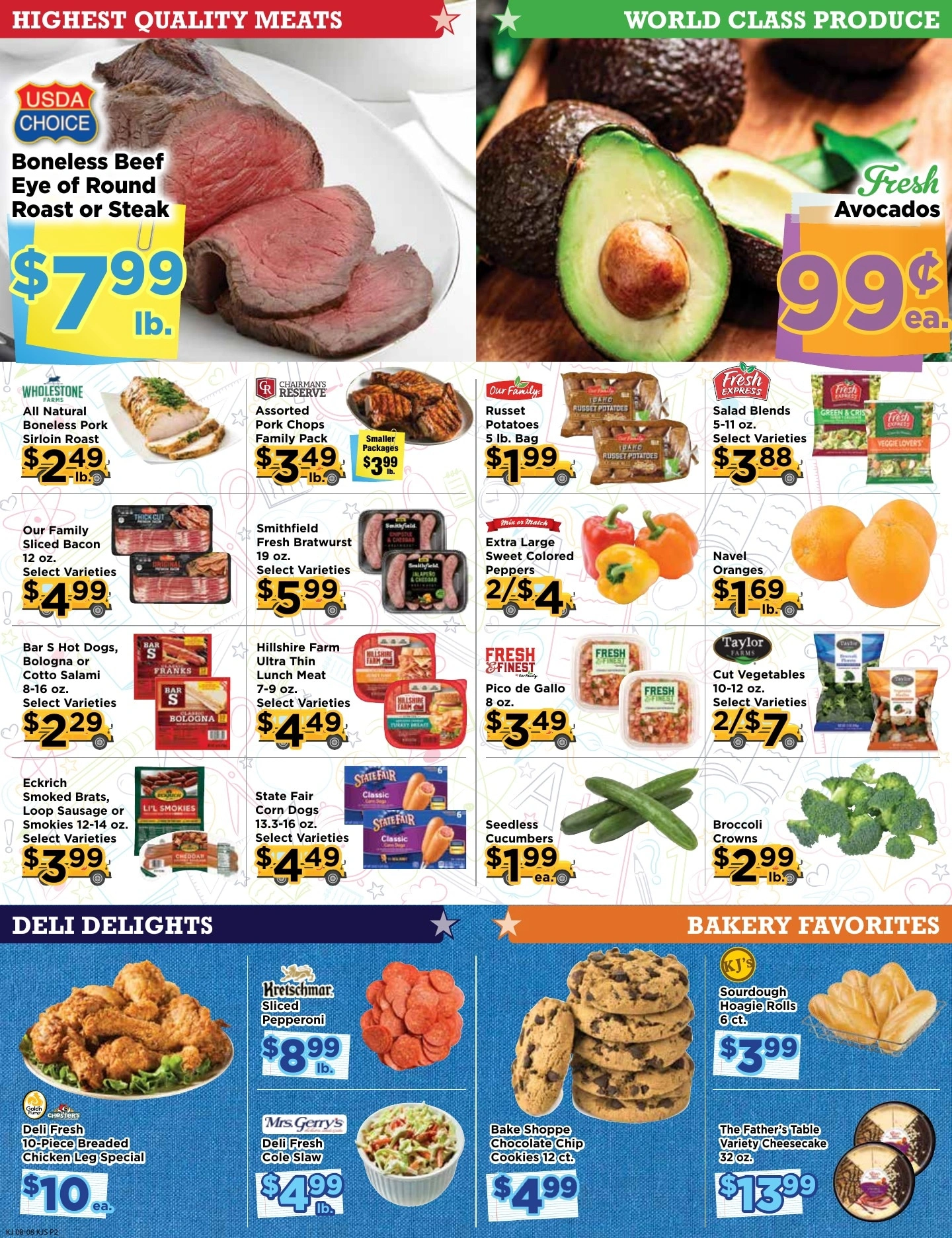 KJ's Fresh Market flyer page 2