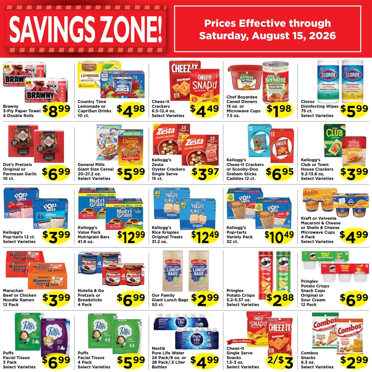 KJ's Fresh Market flyer page 1