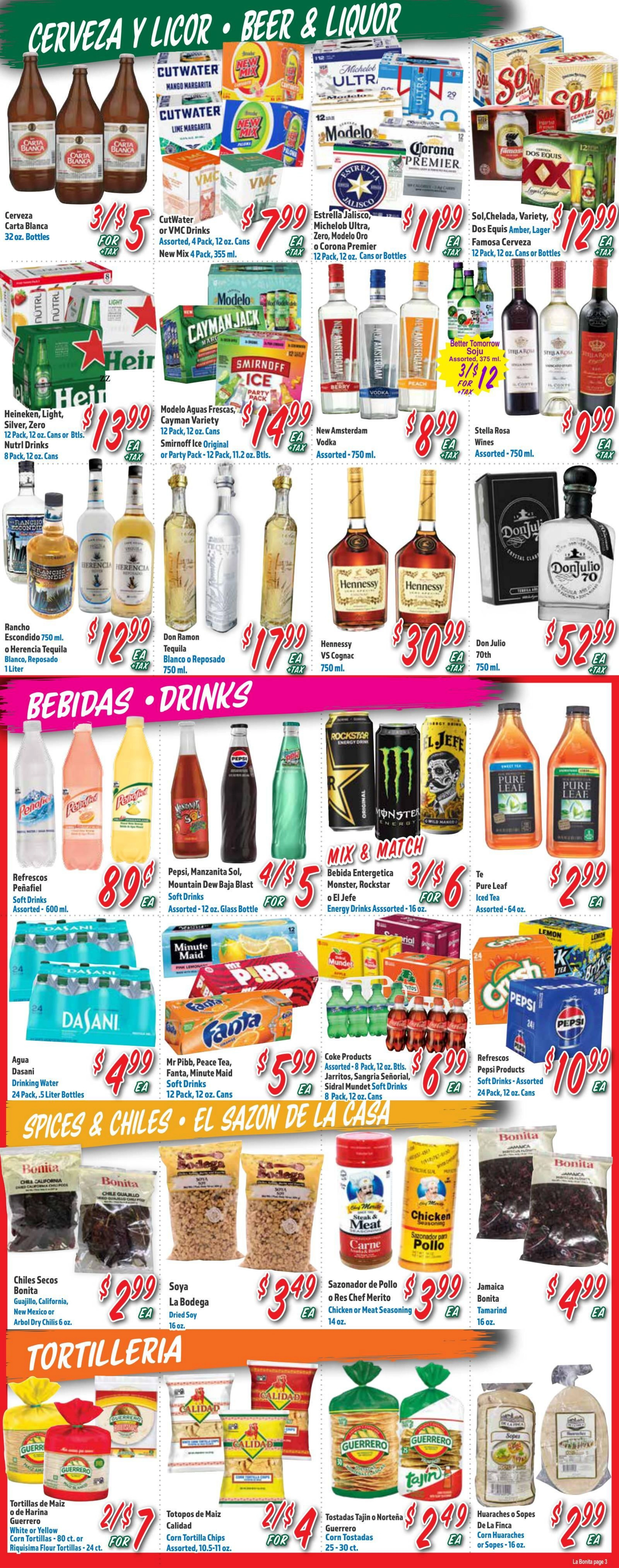 La Bonita Supermarkets flyer page 3