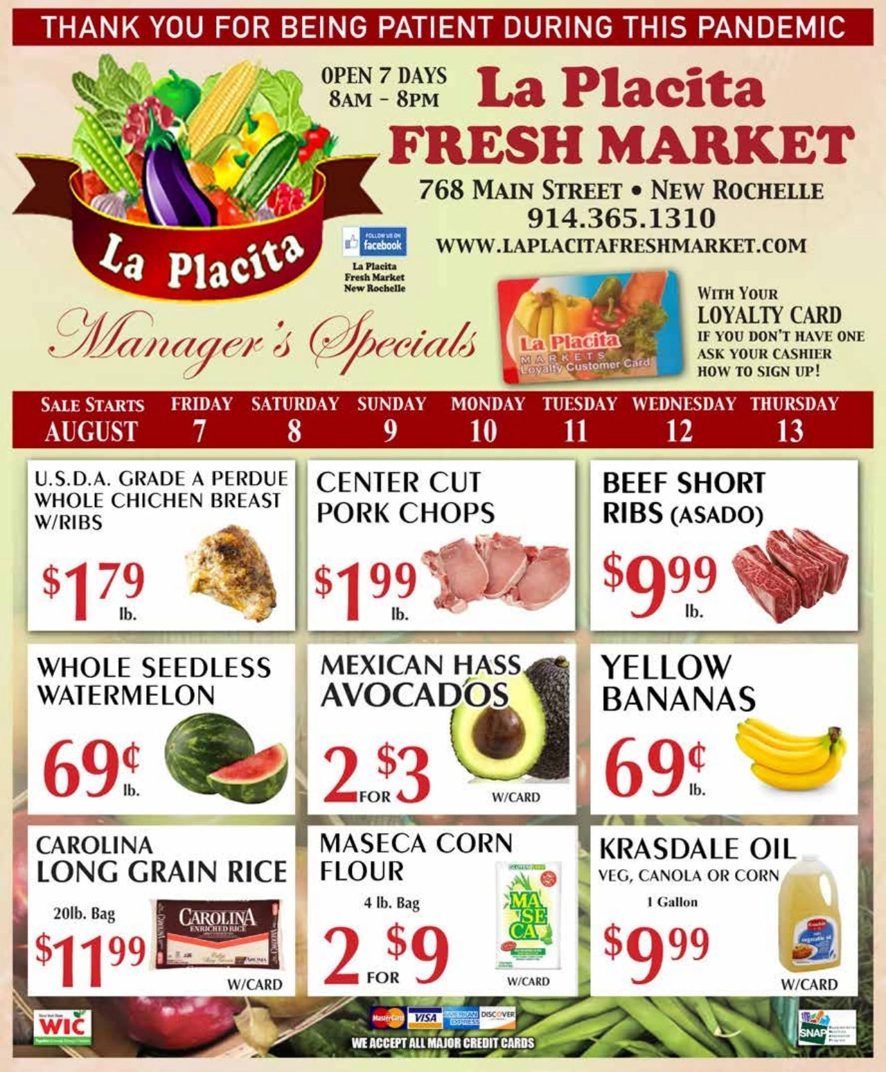La Placita Fresh Market flyer page 1