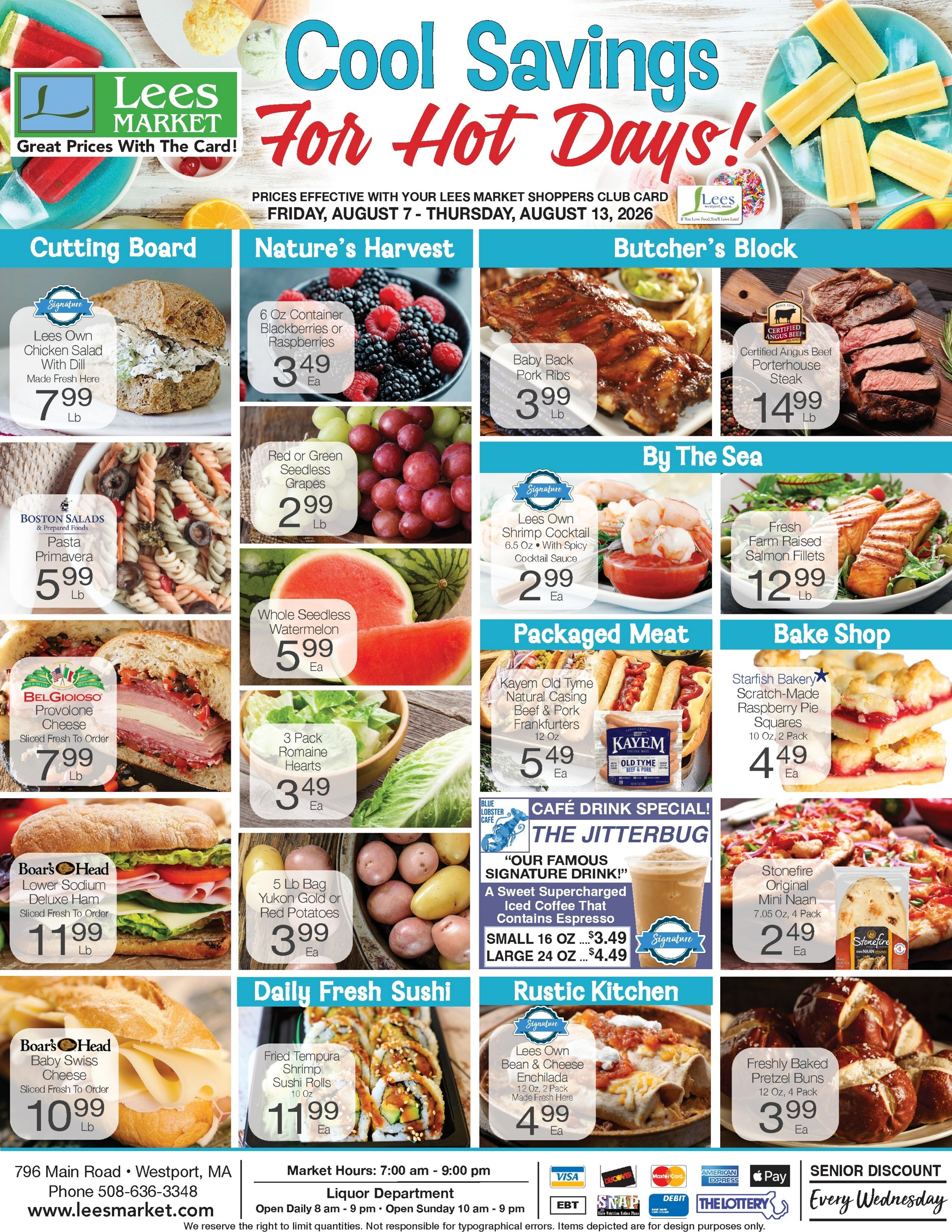 Lee's Market flyer page 1