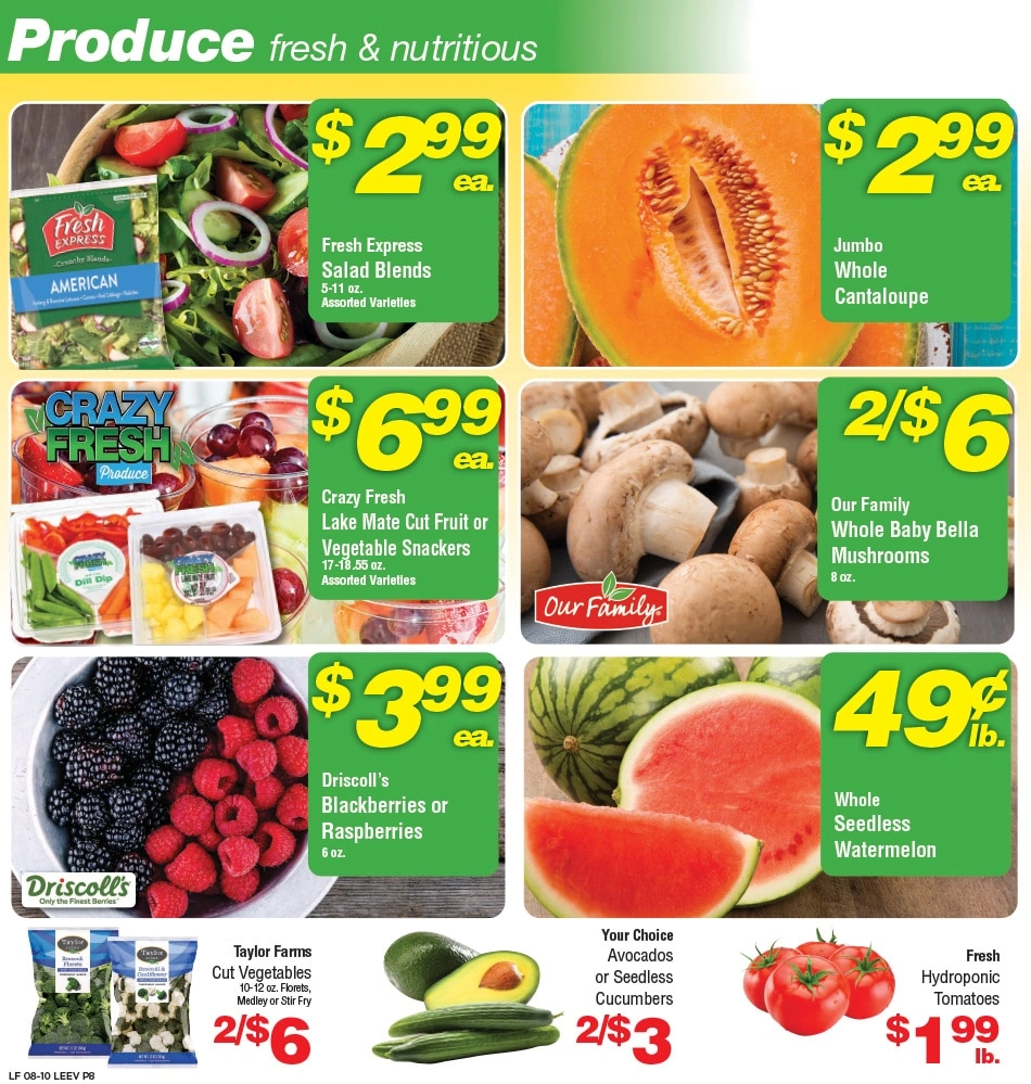 Leevers Foods flyer page 7