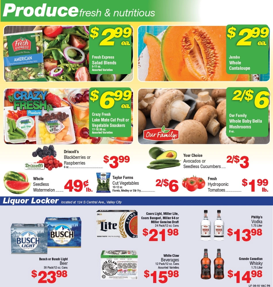 Leevers Foods flyer page 7