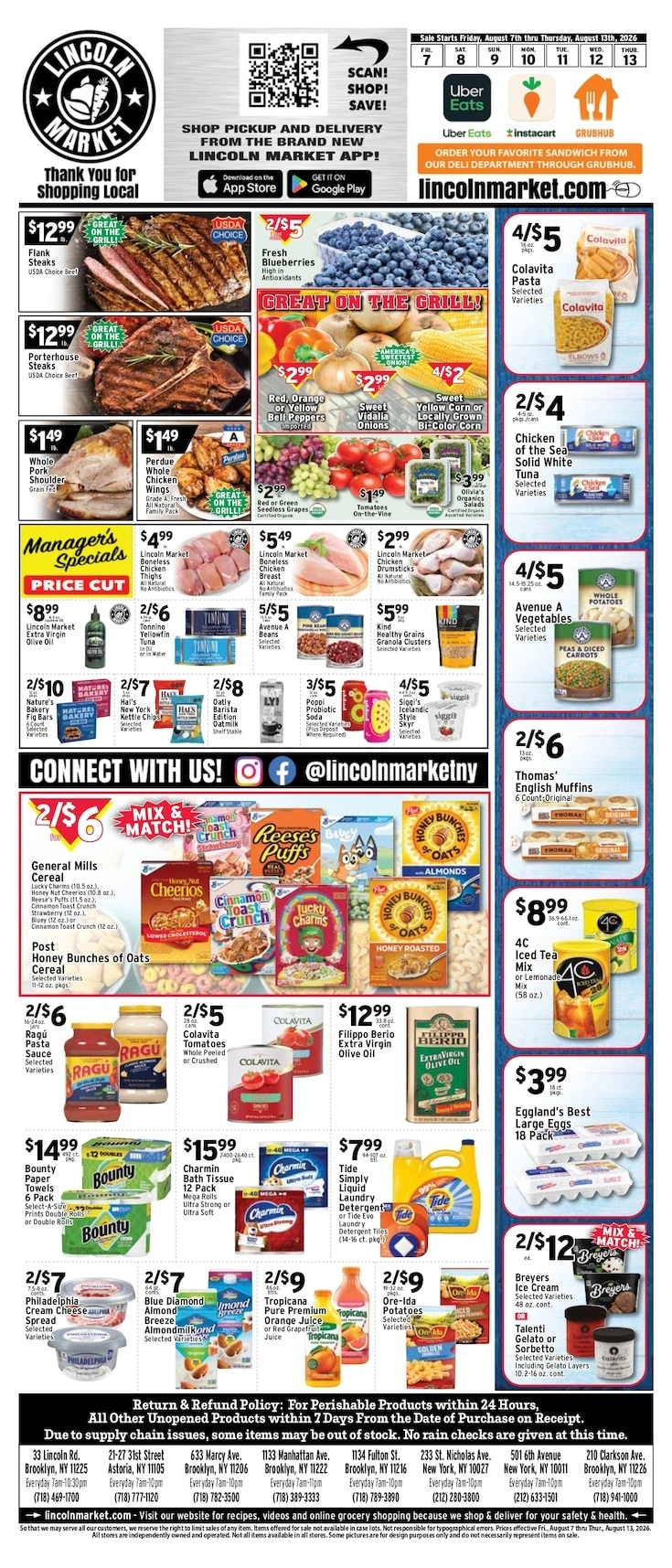 Lincoln Market flyer page 1
