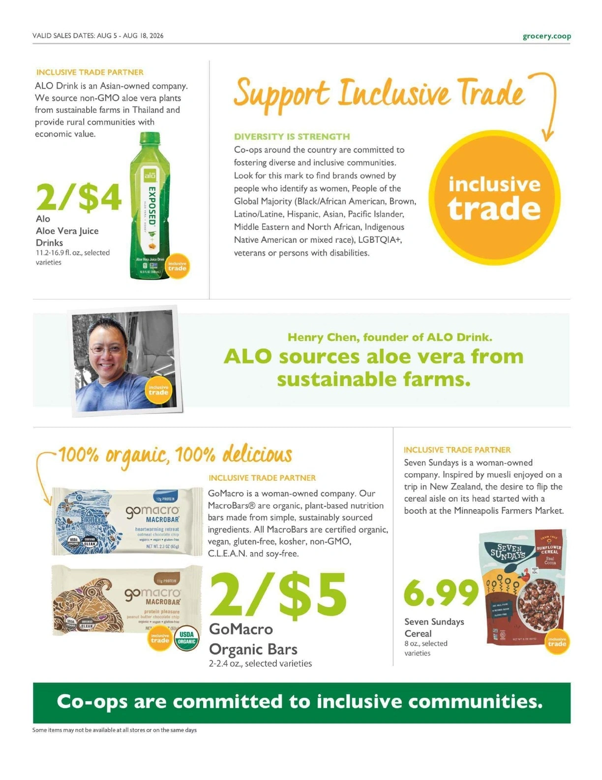 Littleton Food Co-op flyer page 8