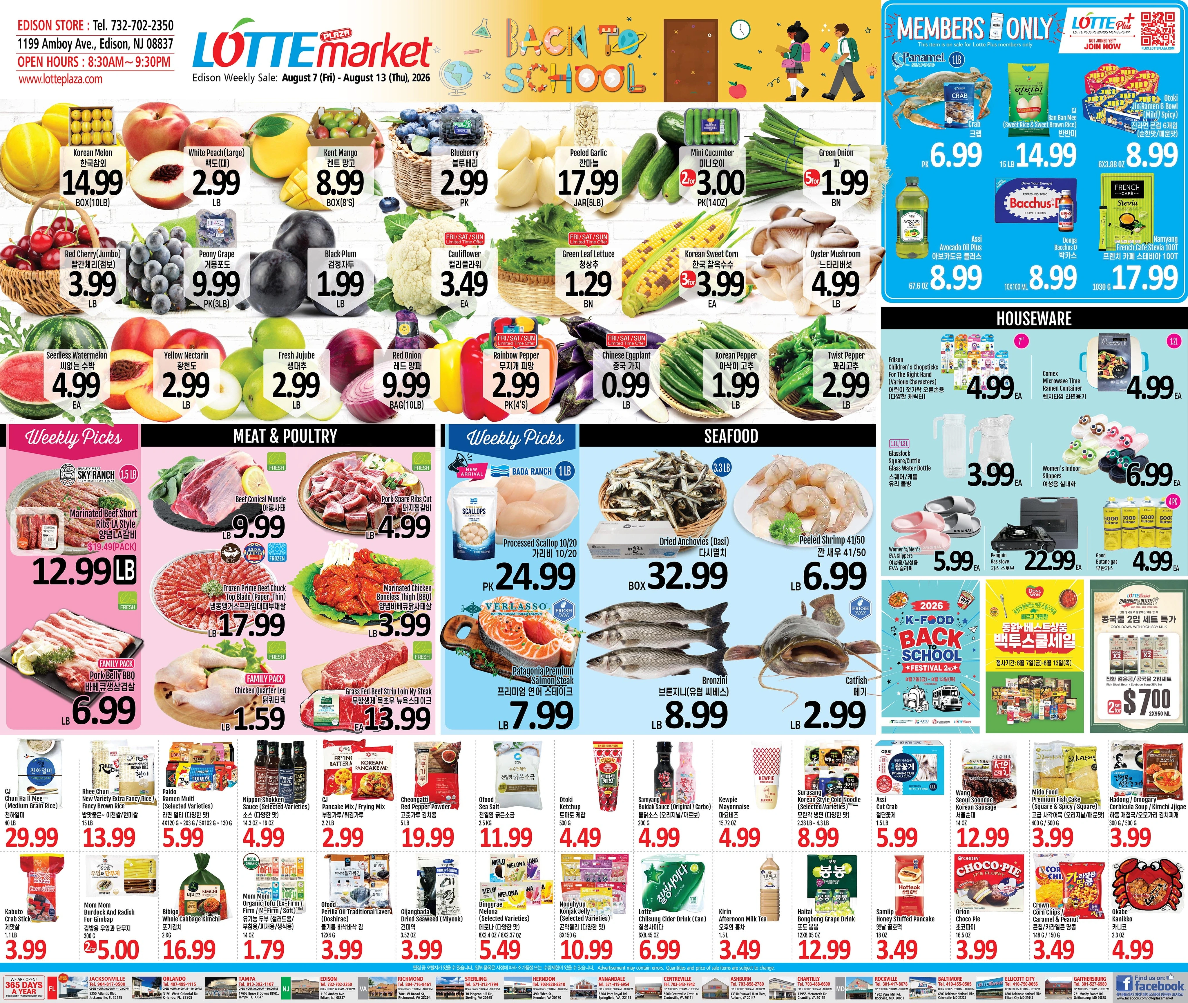 Lotte Plaza Market flyer page 1