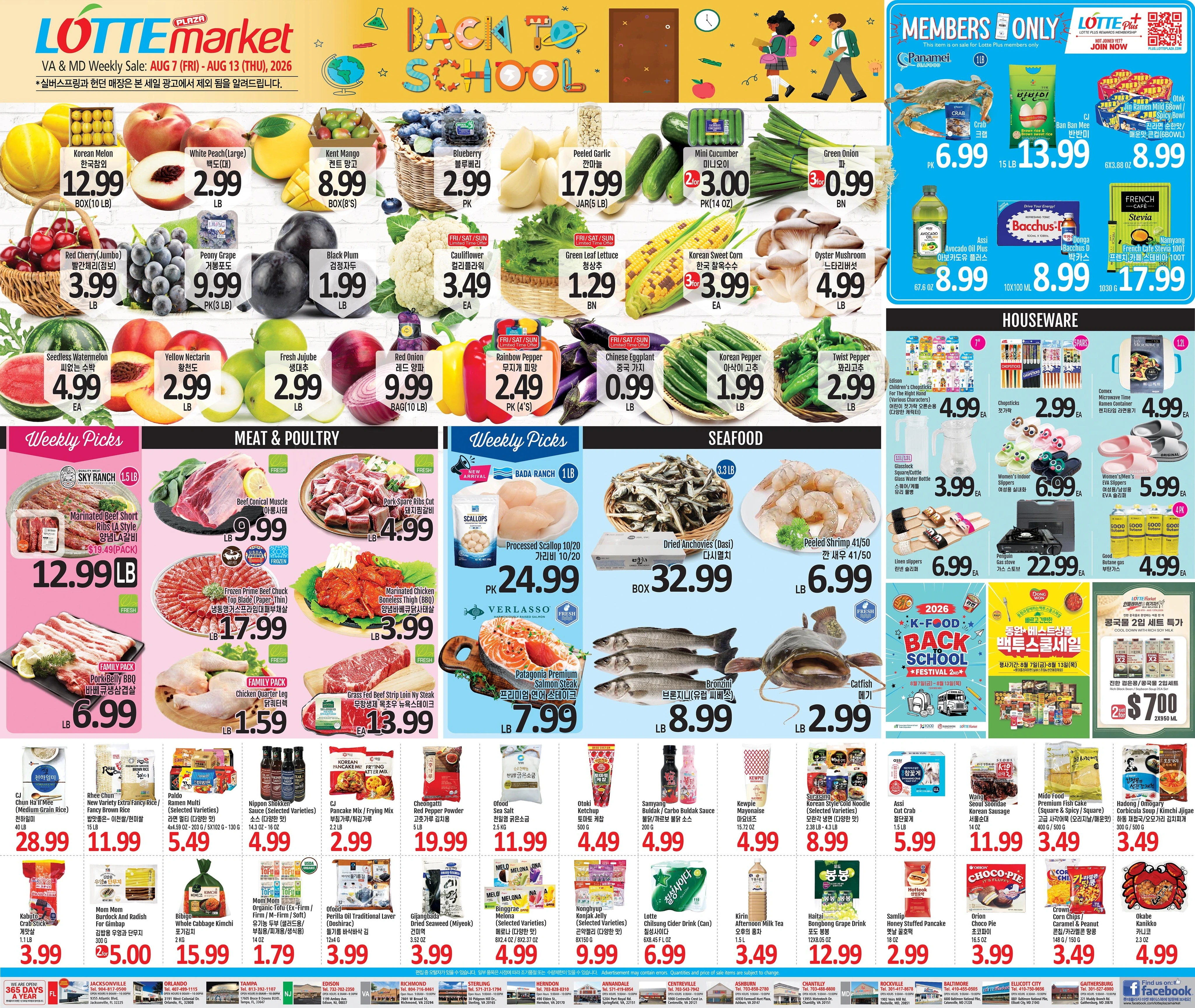 Lotte Plaza Market flyer page 1