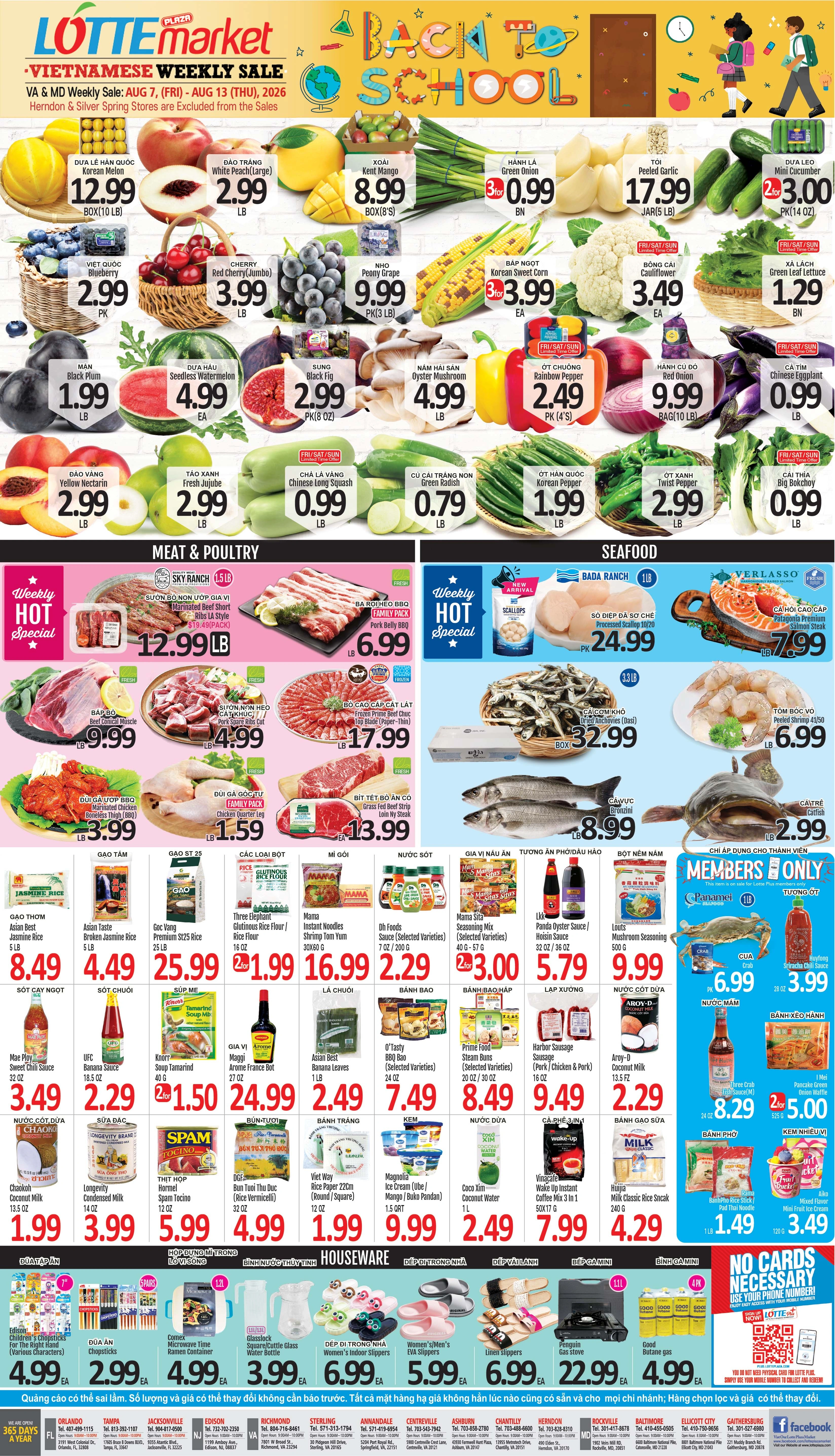 Lotte Plaza Market flyer page 1